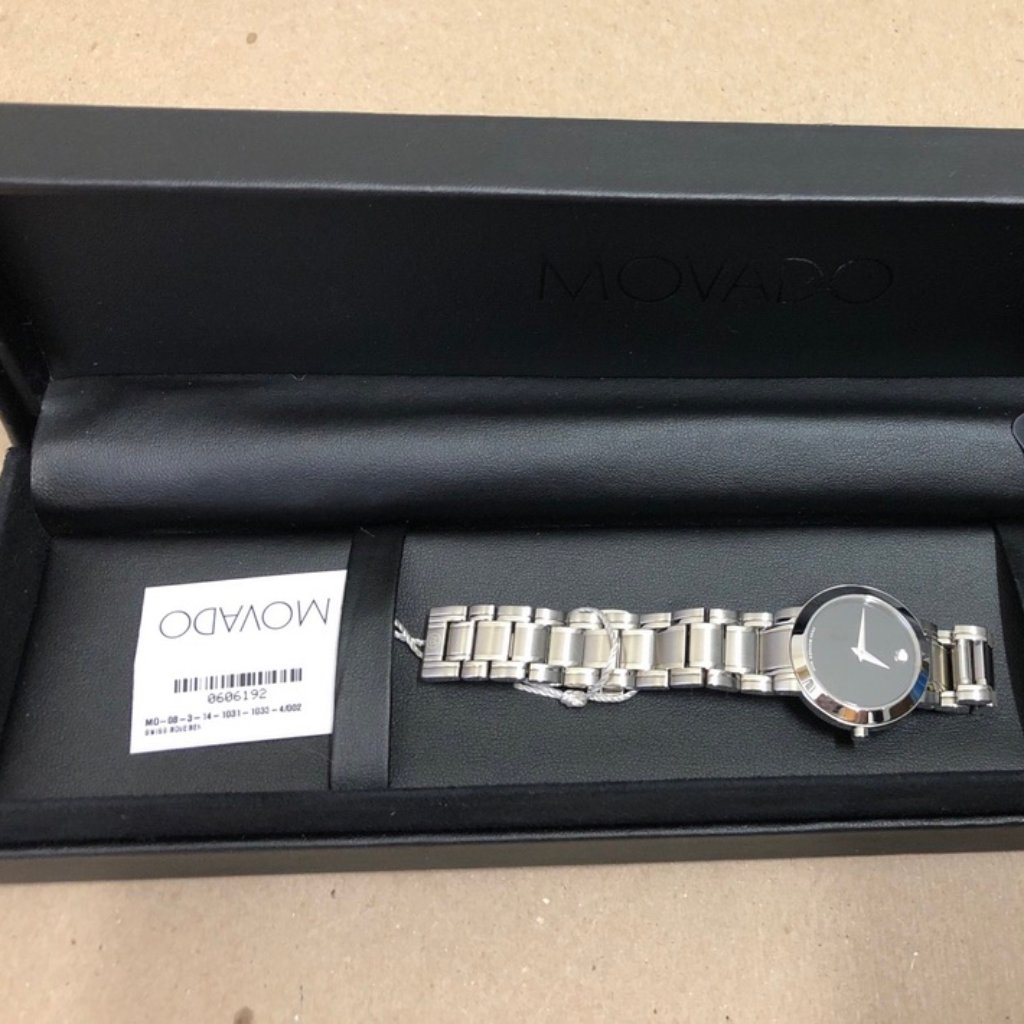 Movado Stiri Black Dial Stainless Steel Ladies Watch — image 7 of 8